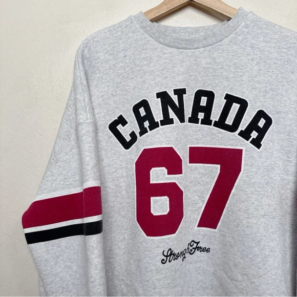 Hudson's Bay Womens Small Slogan Crew Neck Crew Sweatshirt - Picture 8 of 16